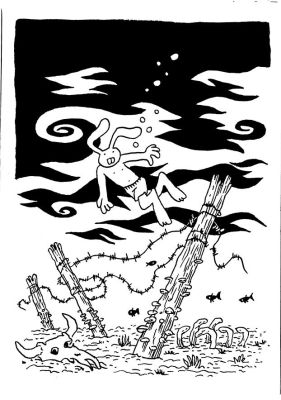 Lewis Trondheim | Lapinot sous l’eau | Les dessinateurs