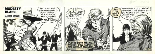 Enric Badia Romero | Modesty Blaise – Original daily strip #3373 – Romero | Origin Of Comics