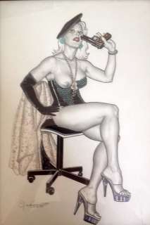 Casotto, Giovanna | original illustration for the exhibition "Erotic Comic Strips". | Catawiki