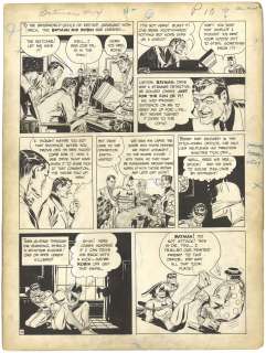 Jerry Robinson | Batman #14 p10 (Large Art)(Historic) | Nostalgic Investments