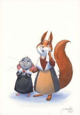 Julie Mellan | Les belles histoires de Grand-mère à écouter pour Noël - livre CD - Illustration originale | Daniel Maghen