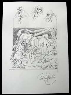 Geerts, Paul | Originele schets cover Suske en Wiske 226  -  De mysterieuze mijn  - (1990) | Catawiki