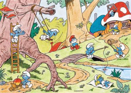 Daniel DESORGHER 1948— Les Schtroumpfs