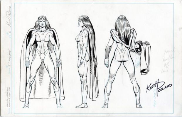 Pollard, Keith - OFFICIAL HANDBOOK OF THE MARVEL UNIVERSE: MASTER EDITION (1990) #9 Illustration | ComicConnect