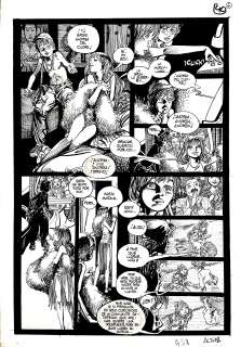 HORACIO ALTUNA - Original page for "Ultimo recreo". Cm. 25,5x36,5. Ink. Signed. Mint. Code 1095.