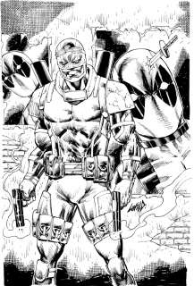 Rob Liefeld - Foolkiller #1 Cover, featuring Deadpool, by Rob Liefeld