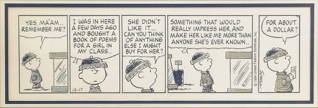 Schulz, Charles M. - PEANUTS DAILY Strip Art
