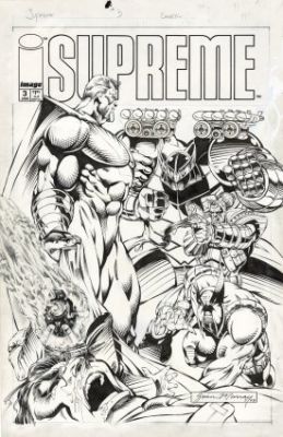 Murray, Brian - SUPREME #3 Cover | ComicConnect
