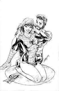 J. Scott Campbell | Original Art: Ultimate Spider-Man #4 Cover C "Necklace" | J. Scott Campbell