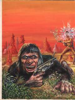 Johnny Bruck - Perry Rhodan #421 (1969) / Tales From the Tomb #3-2 (1971) Painted Cover Art