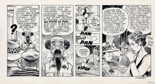 Bilal | Le Maître des hauts plateaux, strip n°3 à… | Millon