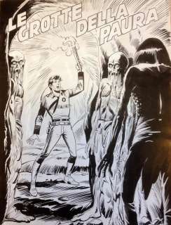 Gamba, Francesco | original cover Il Piccolo Ranger, "Le grotte della paura" (1984) | Catawiki