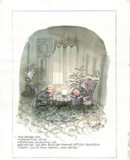 Geerts. Illustration originale Monde cruel | BDEnchères