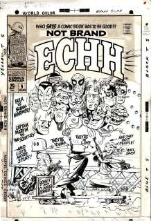 Marie Severin - Not Brand Echh #9 Cover (Silver Surder & Nearly Every Major 1968 Marvel Hero Drawn!) 1968