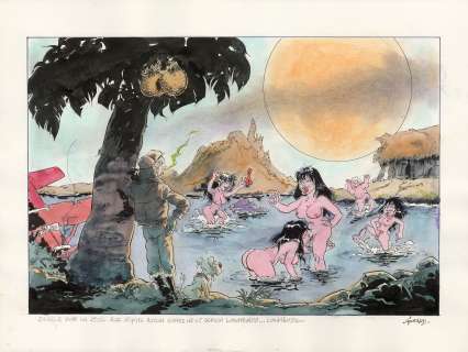 Godard - Les escales de Martin Milan - Escale sur un atoll