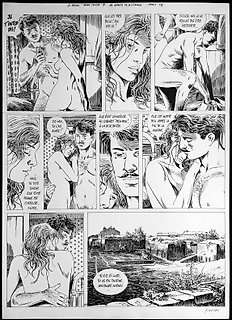 Servais, Jean-Claude | Planche originale (p.23)  - Tendre Violette VI  - Les Enfants de la Citadelle T1 | Catawiki