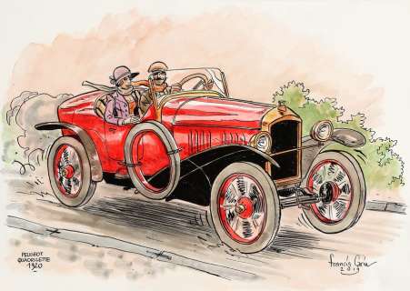 Carin | Victor Sackeville, illustration à l’encre de… | AZ auction