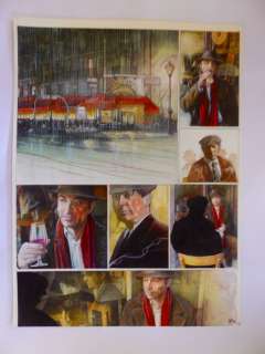 Le Hénanff, Fabrice | Planche originale en couleur  - Modigliani  - (2014) | Catawiki