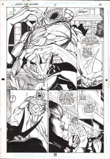 Keith Champagne, N. Steven Harris | Aztek: the Ultimate Man #9 P.16 - Great Example Page - 1997 | Anthony’s Comic Book Art