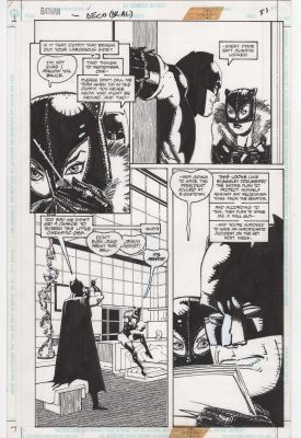 Howard Chaykin | Tavola originale per Batman Dark Allegiances pg. 57. Cm. 33 x 50. DC COMICS USA. Anno di esecuzione 1996. | Art e Fumetto