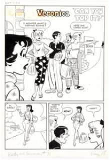 Dan DeCarlo and Rudy Lapick Archie’s Girls Betty and Veronica #71 Complete Story Original Art Group of 3 - | Heritage