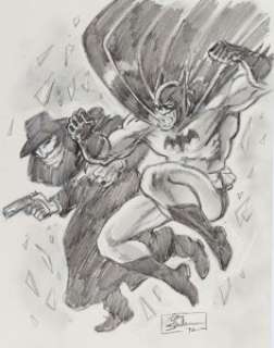 Batman and Others - Illustrations Original Art Group of 4 (1992). These Brave and Bold commission sketches and -
