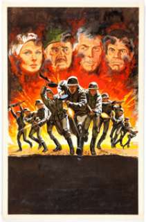 Robert Tanenbaum Cross of Iron Movie Poster Preliminary Original Art (Embassy Pictures, 1977). Sam Peckinpah’s - | Heritage