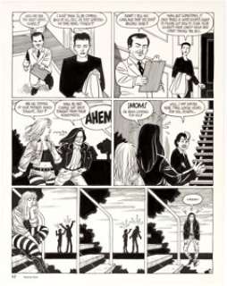 Jaime Hernandez Love and Rockets #36 Story Page 10 Izzy Original Art (Fantagraphics, 1991). Izzy appeared in - | Heritage
