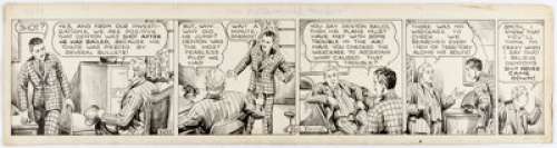 Hal Forrest and Reynold Brown Tailspin  Tommy #3433 Daily Comic Strip Original Art dated  5-5-... | Heritage