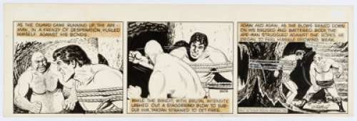 Nick Cardy Tarzan Daily Comic Strip #3404  Original Art (United Feature Syndicate, 1950).... | Heritage