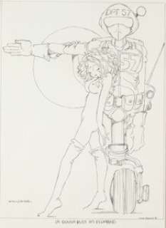 Vaughn Bodé - Bodé Broad "Department 57" Illustration Original Art (undated).... | Heritage