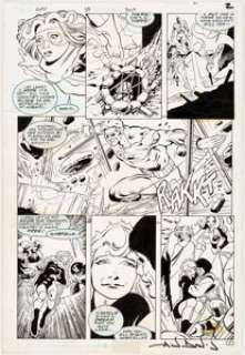 Alan Davis and Paul Neary Adventures of the Outsiders #35 Story Page 2 Original Art (DC, 1986). Fans of Alan - | Heritage