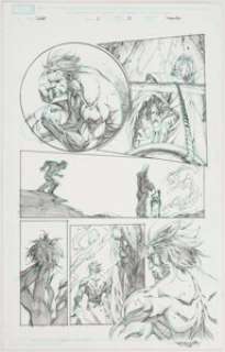 Stephen Segovia Wolverine: Manifest Destiny #2 Page 21 Original Art (Marvel, 2009). Logan and Master Po are -