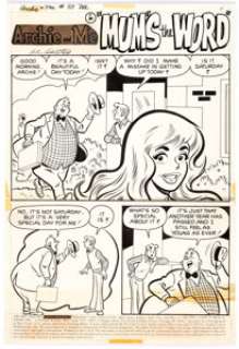 Al Hartley Archie and Me #53 Complete 7-Page Story Original Art (Archie, 1972). Archie throws Mr. Weatherbee’s - | Heritage
