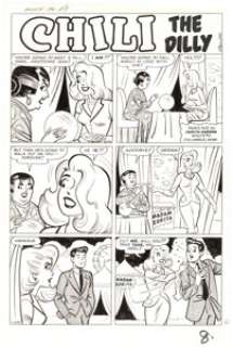 Stan Goldberg Millie the Model #96 Complete 1-Page Story Original Art (Atlas/Marvel Comics, 1960).... | Heritage