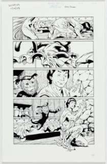 Luke Ross and Tom Ryder Way of the Rat #20-21 Original Art Partial Story Group of 7 (CrossGen, 2004).... (Total: 7 Original Art)