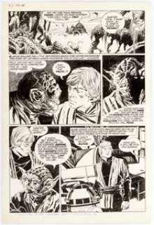 Al Williamson Marvel Super Special #27 "Return of the Jedi" Story Page 30 Yoda and Luke Skywalker Original Art (Ma... | Heritage
