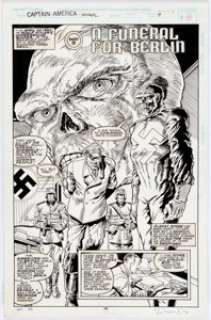 Arvell Jones, Dan Day, and David Day Captain America Annual #13 Splash Page Original Art (Marvel Comics, 1994).... | Heritage