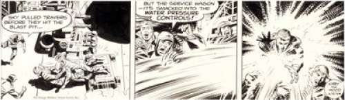 Jack Kirby and Wally Wood Sky Masters Daily Comic Strip Original Art dated 6-5-59 (George Matthew Adams Service, 1... | Heritage