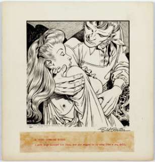 Edd Cartier The Case of the Murdered Double Original Art (King Features Syndicate, 1949)....