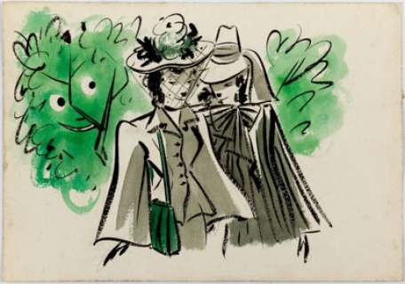 Jaro Fabry - Unpublished Magazine Cartoon circa 1930s.... (Total: 2 Original Art) | Heritage