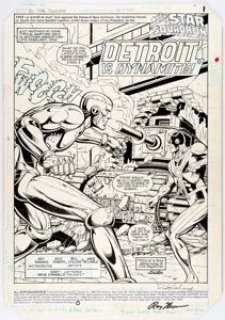 Rick Hoberg and Bill Collins All-Star Squadron #38 Page 1 Splash Original Art (DC, 1984).... | Heritage
