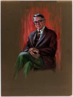 Kelly Freas Self-Portrait Preliminary Original Art Artwork (c. 1960s).... | Heritage