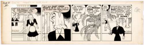 Chester Gould Dick Tracy Daily Comic Strip Art dated 6-21-45 (Chicago Tribune, 1945).... | Heritage