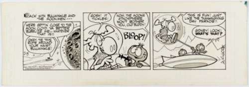 Al Kilgore Bullwinkle Daily Comic Strip Original Art dated 2-13-64 (Bell-McClure Syndicate, 1964)....
