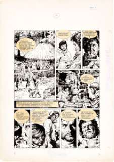 Antonio Hernandez Palacios Pif Gadget Story Page 5 Garin Original Art (Vaillant, 1977)....