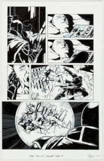 Marko Djurdjevic and Mark Morales Dark Reign: The List - Avengers #1 Story Page 19 Original Art (Marvel, 2009)....