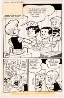 Bob Bolling Little Archie Giant Comics: "Bubble Gum Blues" Partial Story Original Art Group of 7 (Arch... (Total: 7 Original Art) | Heritage