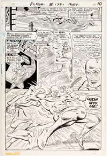 Ross Andru and Mike Esposito Flash #179 Story Page 9 Original Art (DC, 1968).... | Heritage