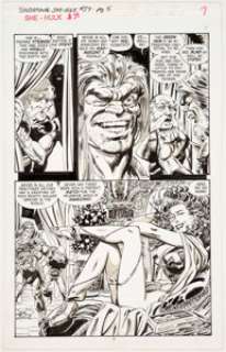 John Byrne The Sensational She-Hulk #39 Story Page 7 Original Art (Marvel Comics, 1992).... | Heritage